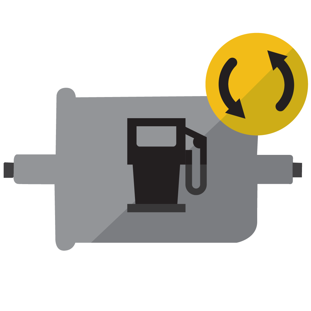 Imagen de reemplazo de filtro de combustible de servicio de mantenimiento integrado Chevrolet